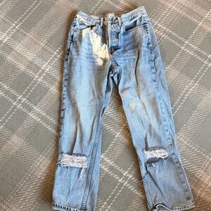 Topshop Light Blue Denim Jeans